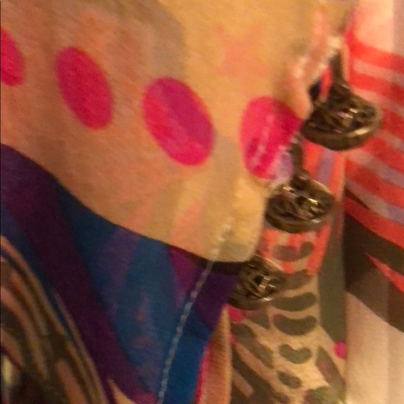 Vintage Gianni Versace ss 2002 Psychedelic runway blouse - Picture 5 of 6